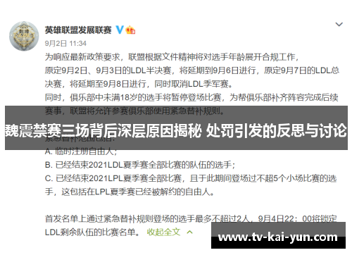 魏震禁赛三场背后深层原因揭秘 处罚引发的反思与讨论 魏震禁赛三场背后深层原因揭秘 处罚引发的反思与讨论
